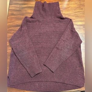 Purple turtleneck sweater. XL